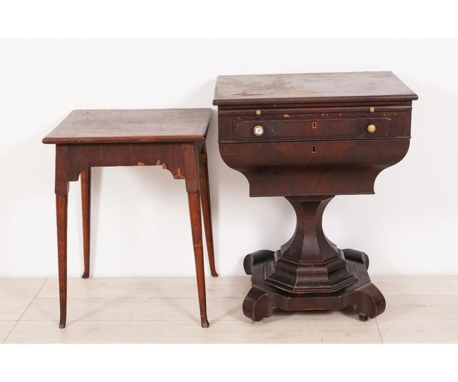 English Queen Anne mahogany