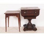 English Queen Anne mahogany ta