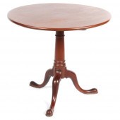 ENGLISH QUEEN ANNE MAHOGANY TR
