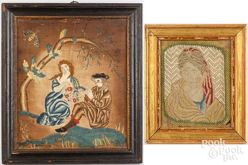 ENGLISH QUEEN ANNE NEEDLEWORK,