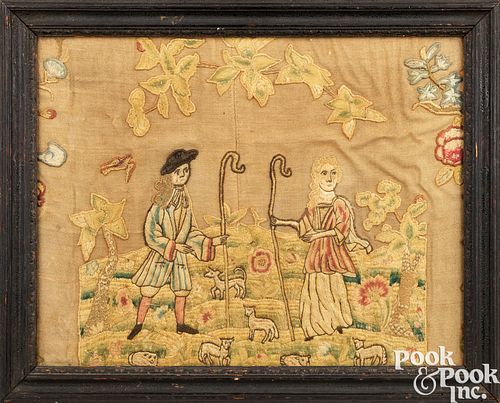 ENGLISH QUEEN ANNE NEEDLEWORK