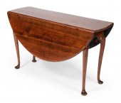 ENGLISH QUEEN ANNE OVAL-TOP DR