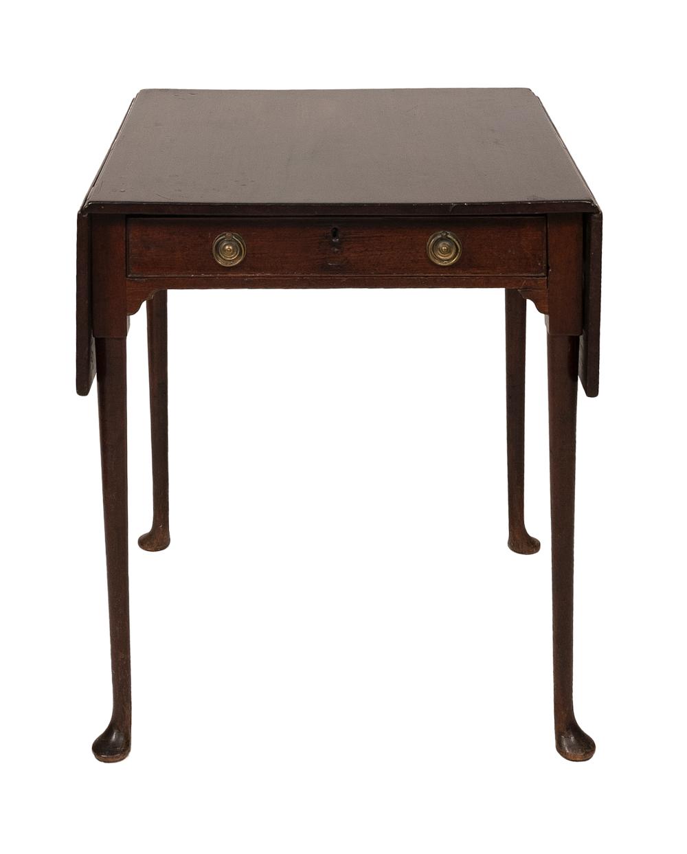 ENGLISH QUEEN ANNE PEMBROKE TABLE