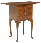 ENGLISH QUEEN ANNE STYLE BURLE