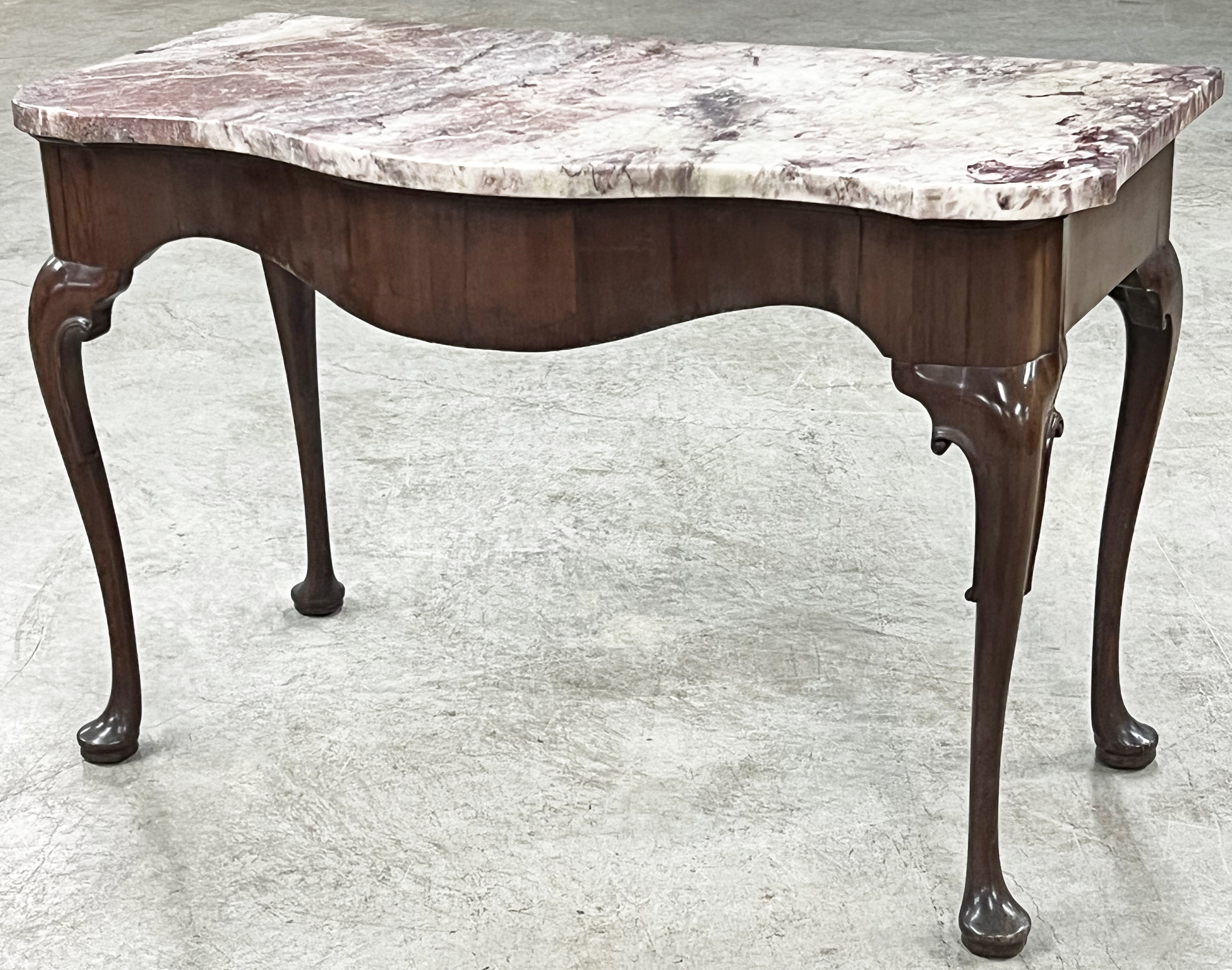 ENGLISH QUEEN ANNE STYLE CONSOLE