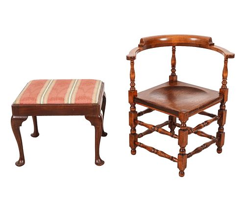 ENGLISH QUEEN ANNE STYLE FOOT