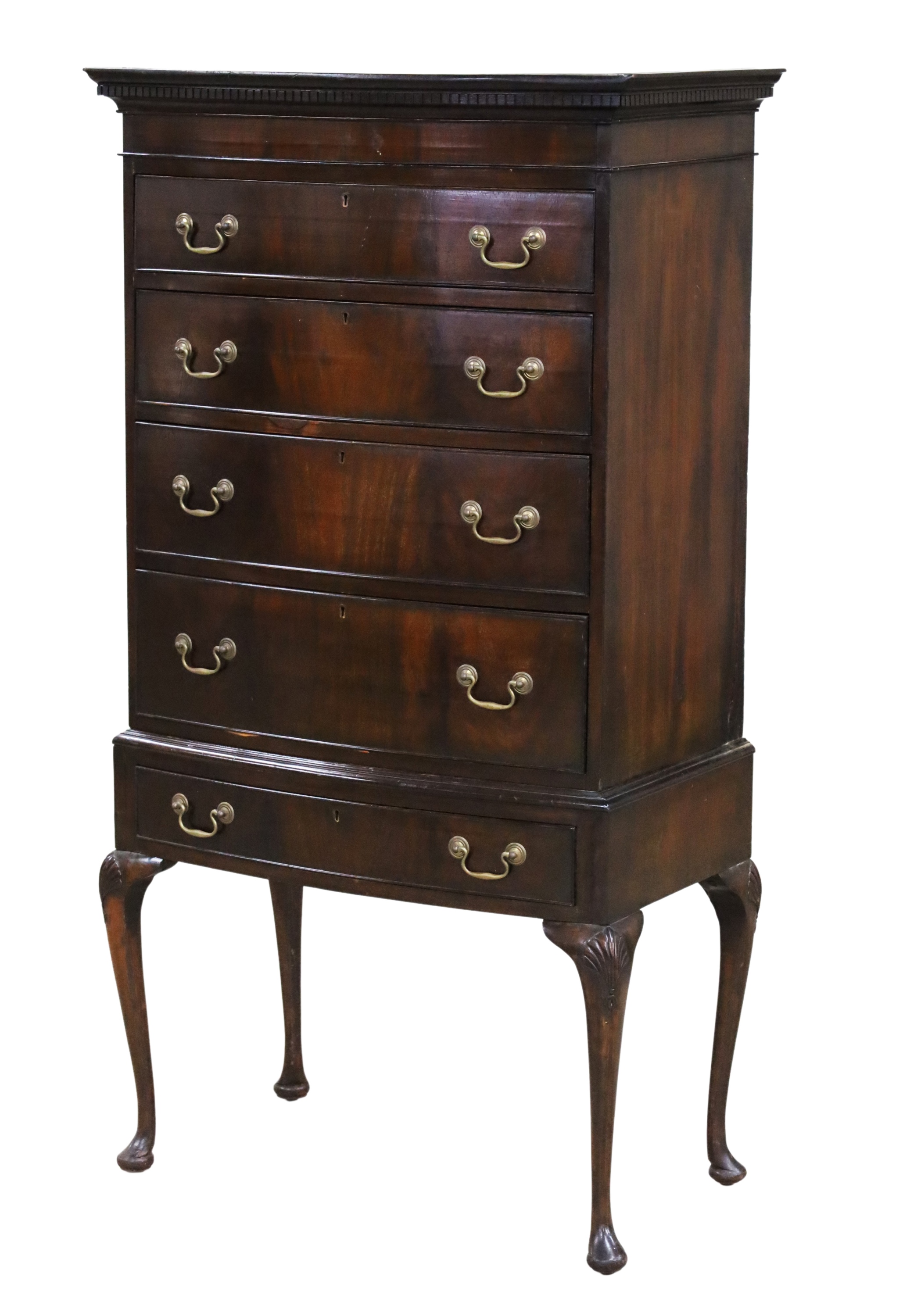 ENGLISH QUEEN ANNE STYLE MAHOGANY