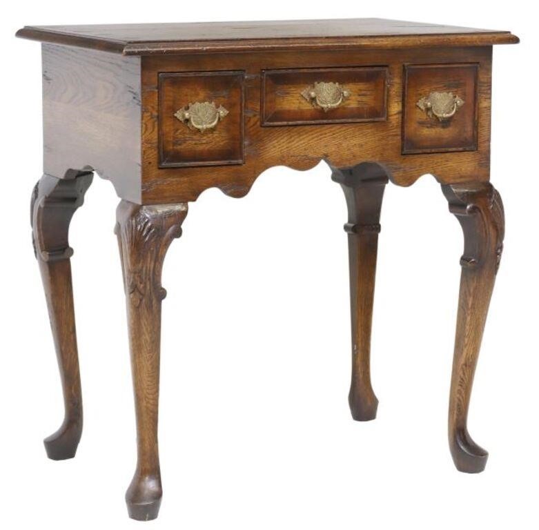 ENGLISH QUEEN ANNE STYLE OAK