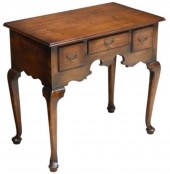 ENGLISH QUEEN ANNE STYLE OAK L