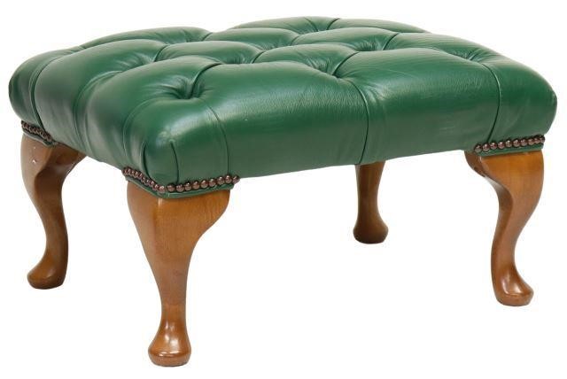 ENGLISH QUEEN ANNE STYLE TUFTED