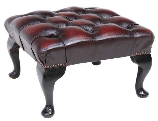 ENGLISH QUEEN ANNE STYLE TUFTED