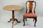ENGLISH QUEEN ANNE WALNUT BALL