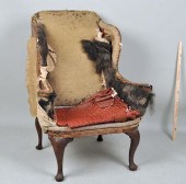 ENGLISH QUEEN ANNE WING CHAIRi