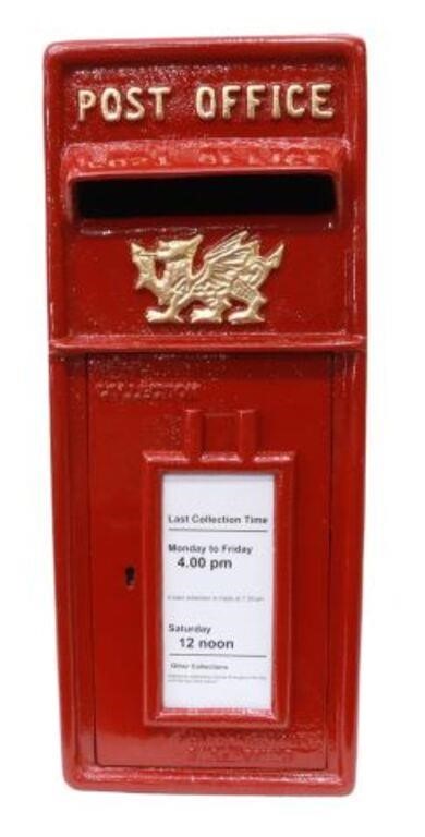 ENGLISH RED & PARCEL GILT METAL