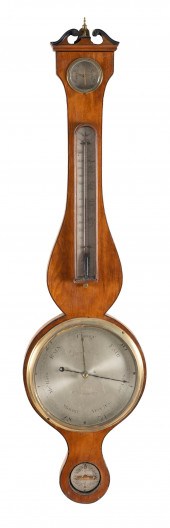 ENGLISH REGENCY BANJO BAROMETE