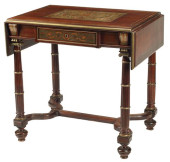 ENGLISH REGENCY BRASS-INLAID R