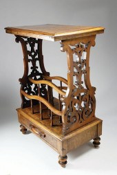 ENGLISH REGENCY BURLWOOD CANTE
