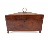 ENGLISH REGENCY BURLWOOD TEA C