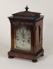 ENGLISH REGENCY CARVED MAHOGAN