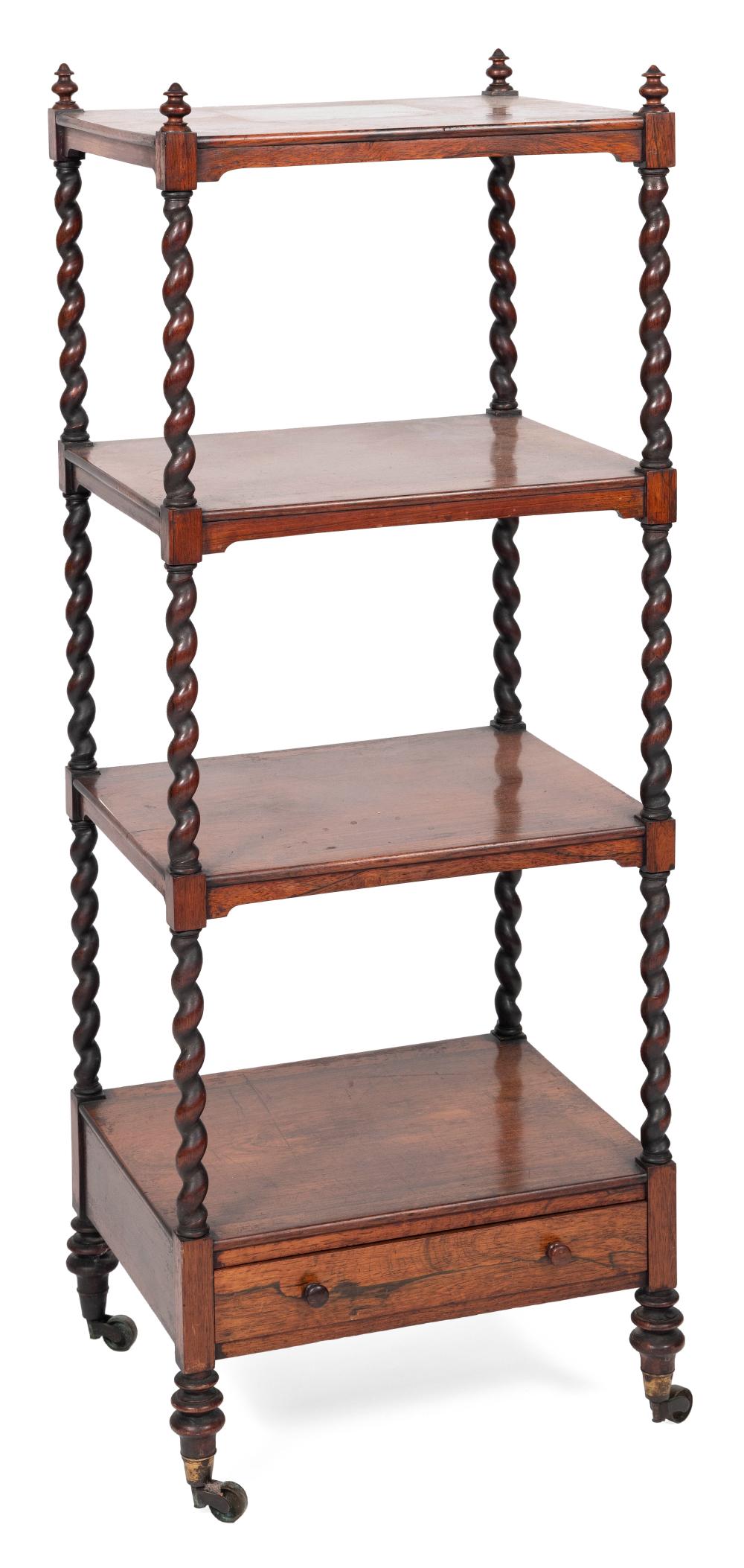 ENGLISH REGENCY ÉTAGÈRE FIRST