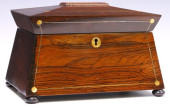 ENGLISH REGENCY INLAID ROSEWOO