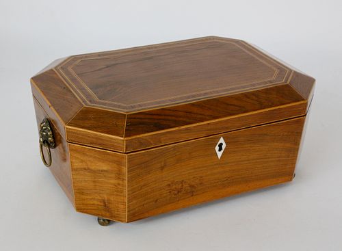 ENGLISH REGENCY INLAID SATINWOOD