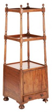 ENGLISH REGENCY MAHOGANY 2-TIE