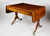 ENGLISH REGENCY MAHOGANY AND S