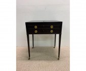 English Regency mahogany beau
