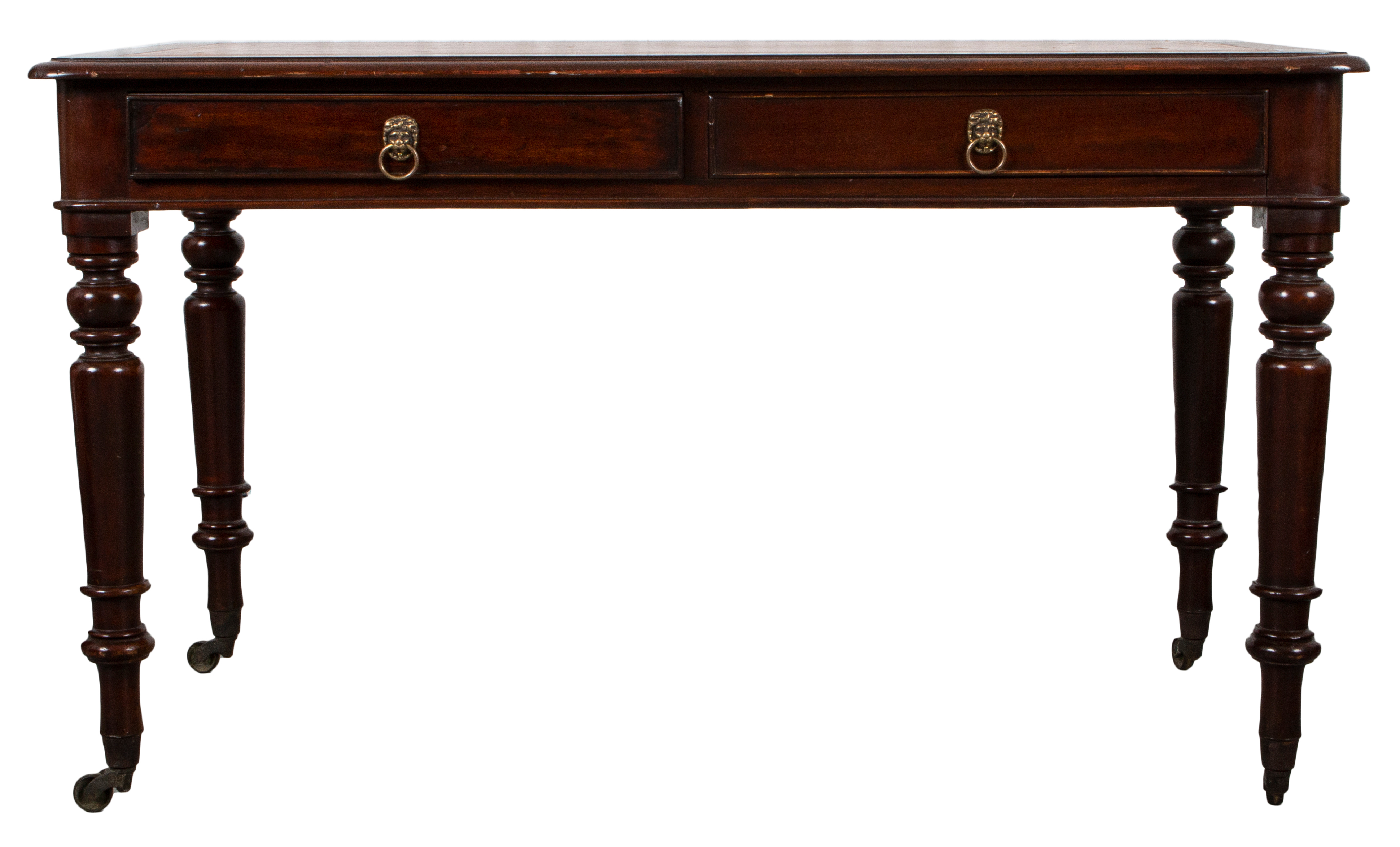 ENGLISH REGENCY MAHOGANY DESK