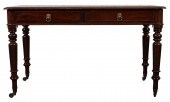 ENGLISH REGENCY MAHOGANY DESK