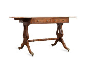 ENGLISH REGENCY MAHOGANY DROP-