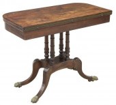 ENGLISH REGENCY MAHOGANY FLIP-