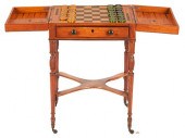 ENGLISH REGENCY MAHOGANY GAMES