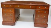 ENGLISH REGENCY MAHOGANY LEATH