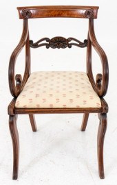 ENGLISH REGENCY MAHOGANY SIDE