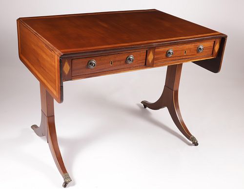 ENGLISH REGENCY MAHOGANY SOFA
