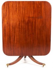 ENGLISH REGENCY MAHOGANY TILT