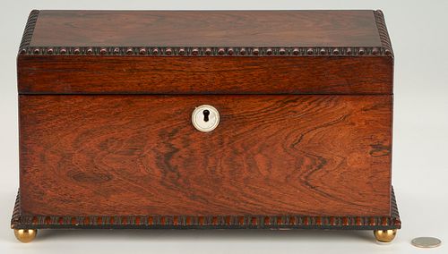 ENGLISH REGENCY ROSEWOOD TEA