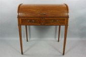 ENGLISH REGENCY SATINWOOD TAMB