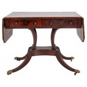 ENGLISH REGENCY SOFA TABLE, 19