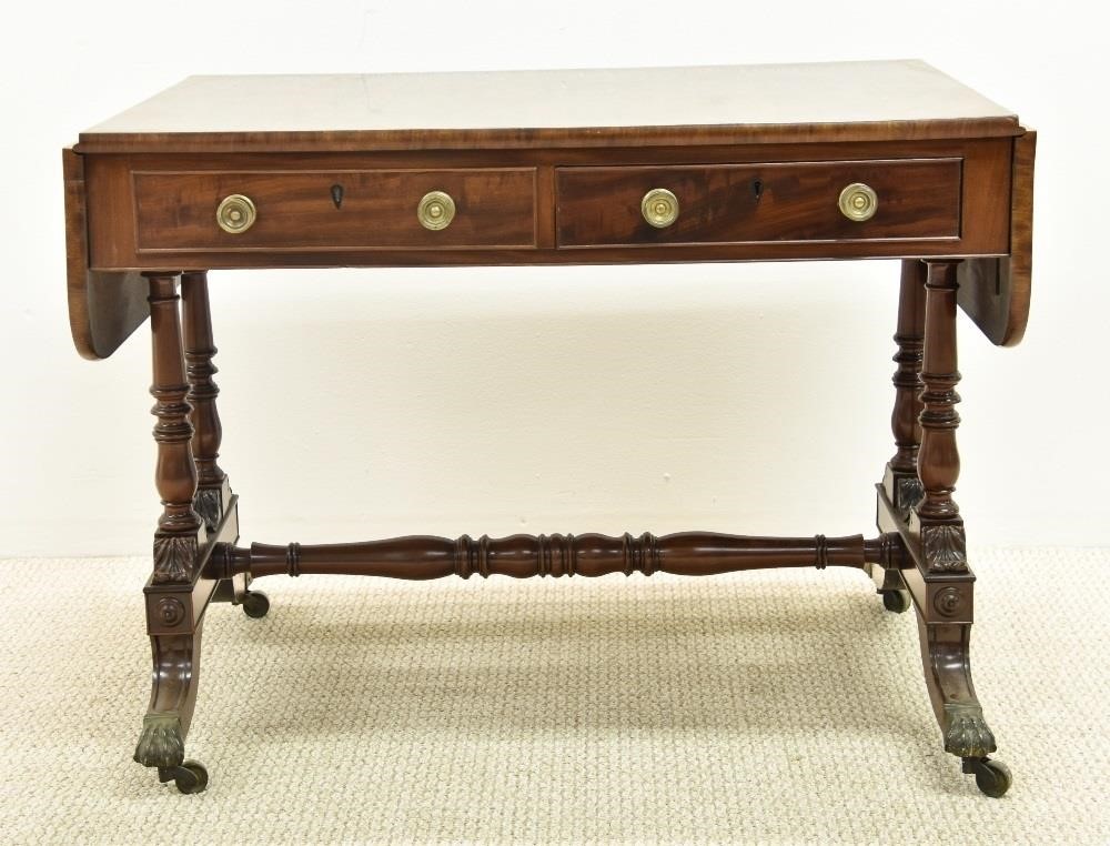 English Regency sofa table with