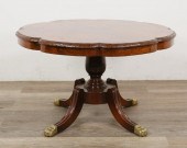 ENGLISH REGENCY STYLE BURL COC