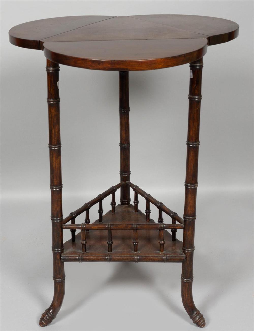 ENGLISH REGENCY STYLE MAHOGANY