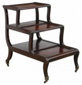 ENGLISH REGENCY STYLE MAHOGANY