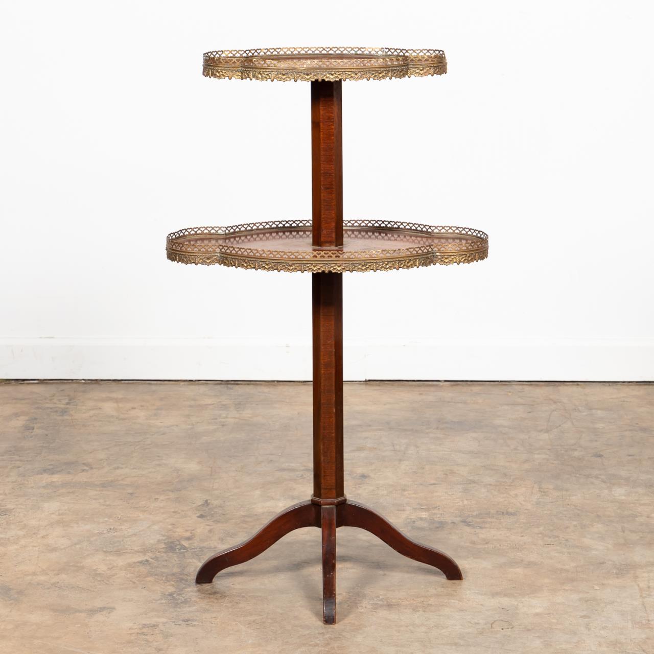 ENGLISH REGENCY STYLE TWO-TIER