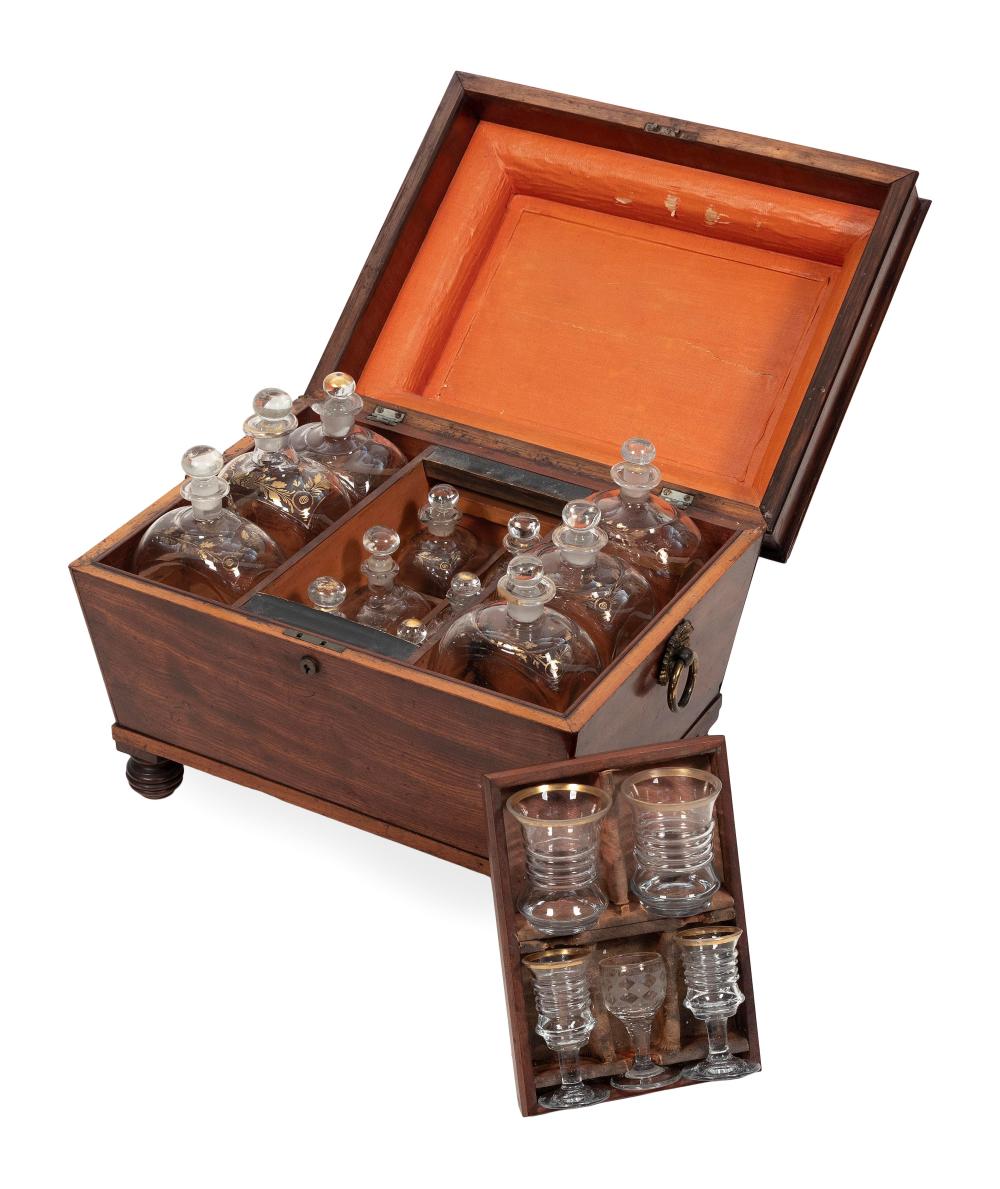 ENGLISH REGENCY TANTALUS, FULLY