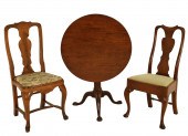 ENGLISH REGENCY TILT TABLE & 2
