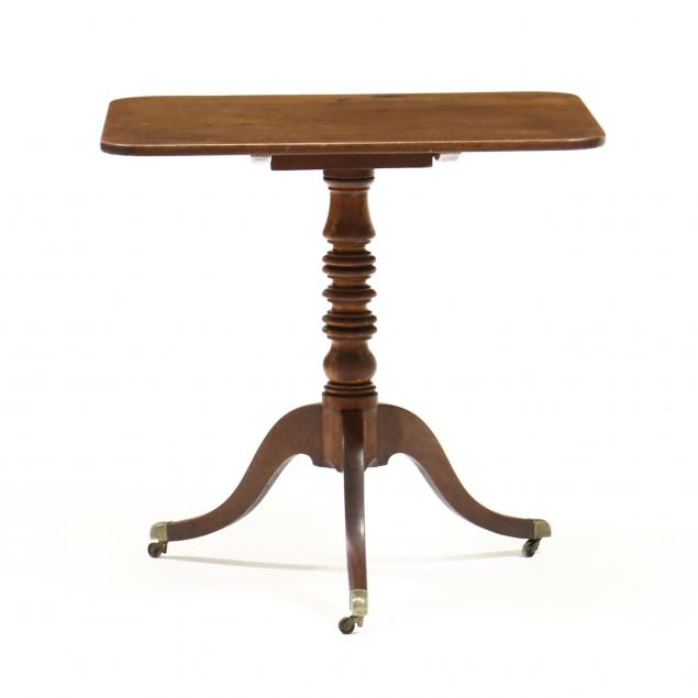 ENGLISH REGENCY TILT TOP MAHOGANY