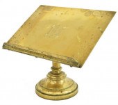 ENGLISH RELIGIOUS BRASS TABLET